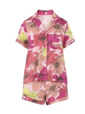 Joyspun Women’s Plus 3X Shorts Pajama Set 2-Pc Floral Soft